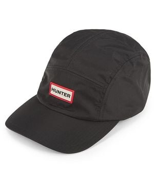 ◆HUNTER◆ UNISEX Twill Embroidered Logo Cap Black Baseball cap with embroidered logo - Black | Benetton