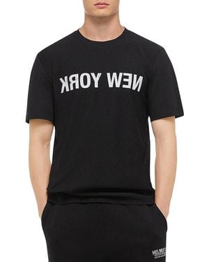 Helmut Lang Reverse Ny Cotton T-Shirt - Black