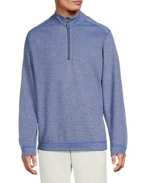 Tommy Bahama Daylight Horizon Cotton-Blend Pullover Jacket - Gray