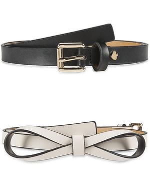 Kate Spade 2-Pack Leather Belt - Black