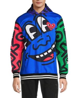 Members Only 'Haring Graphic Hoodie - Blue