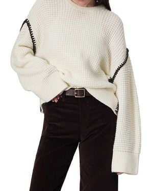 Rag & Bone Katie Wool-Blend Oversized Jumper - Blue