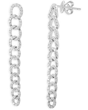 Effy 14K & 0.93 Tcw Lab Grown Diamond Drop Earrings - White