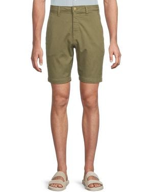 Monfrere Mid-Rise Chino Shorts - Green