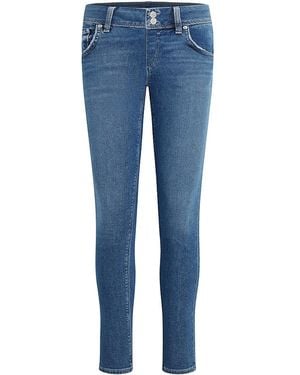 Hudson Jeans Collin Mid Rise Skinny Jeans - Blue