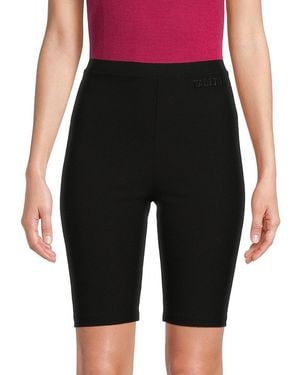 Valentino Logo Biker Shorts - Black