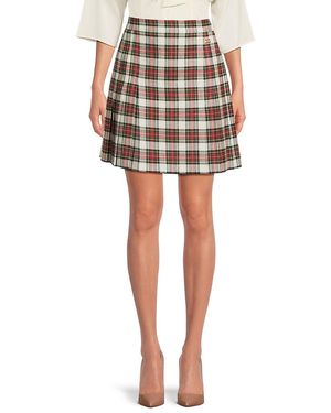 Dolce & Gabbana Plaid A-Line Miniskirt - Multicolor