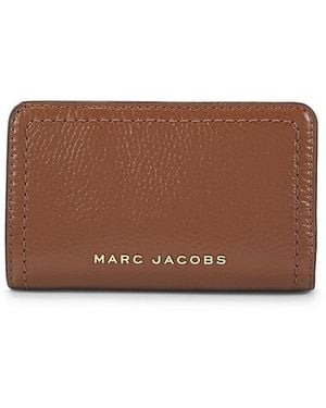 Marc Jacobs Logo Leather Bifold Wallet - Brown