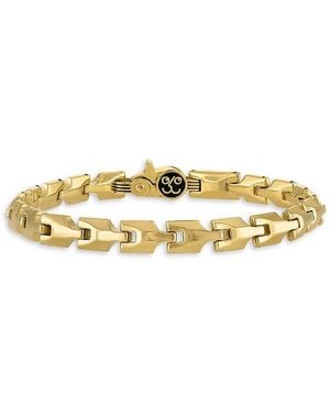 Esquire Ion-Plated Stainless Steel Link Bracelet/8.5" - Metallic