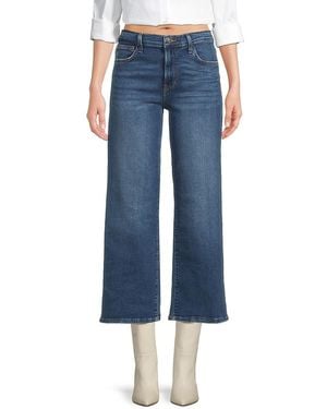 Hudson Jeans Rosalie High Rise Wide Leg Jeans - Blue