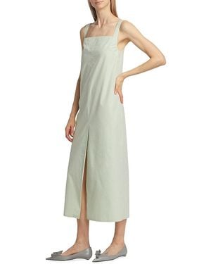 Loulou de Saison Makeen Cotton Poplin Sleeveless Midi-Dress - Multicolor