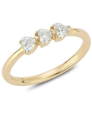 Nephora 14k Yellow Gold & 0.45 Tcw Diamond Ring - White