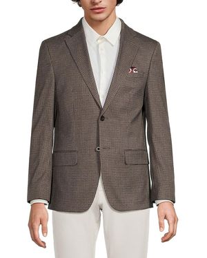 Ben Sherman Slim Fit Plaid Sportcoat - Grey