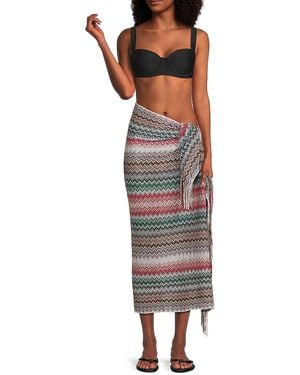 Missoni Chevron Fringed Pareo - Multicolor