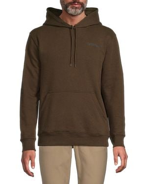 CAT WWR Faneson Logo Hoodie - Brown