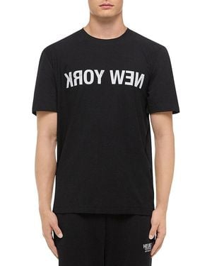 Helmut Lang Reverse Ny Cotton T-shirt - Black