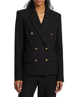 Jonathan Simkhai Becky Double-Breasted Blazer - Black