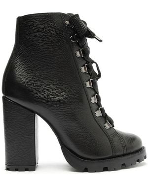 SCHUTZ SHOES Zhara 110Mm Leather Boots - Black