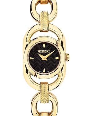 Missoni Gioiello 22.8mm Ip Goldtone Stainless Steel Bracelet Watch - Metallic