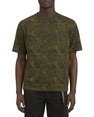 PRPS Grayson Camo Logo T-Shirt - Green