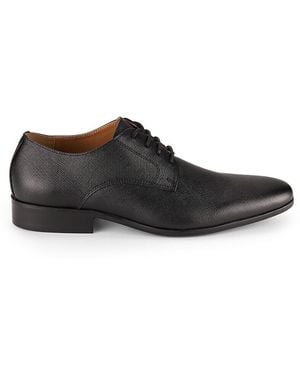 Saks Fifth Avenue Felix Leather Derbys - Black