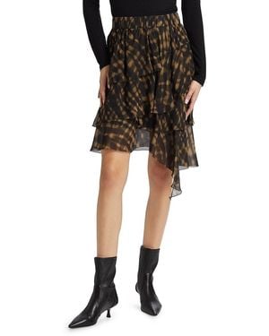 Rails Natalia Tiered Ruffle Skirt - Black