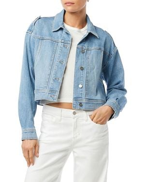 Joe's Jeans Utility Cropped Denim Jacket - Blue