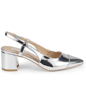 Saks Fifth Avenue Monroe 65Mm Metallic Slingback Pumps