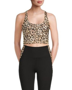 DKNY Racerback Longline Top - Black
