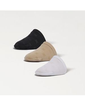 Sam Edelman 3 Pack Logo Mule Socks - Black