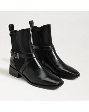 Sam Edelman Tanner Ankle Boot Leather - Black