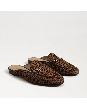 Sam Edelman Linnie Bit Mule Leopard Calf/Hair Leather - Brown