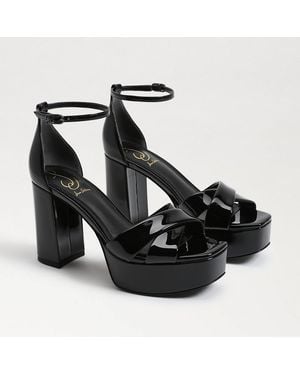 Sam Edelman Jullian Platform Dress Sandal Patent - Black
