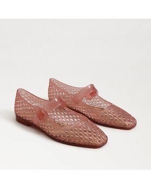 Sam Edelman Michaela Jelly Mary Jane Flat Rose Jelly - Pink