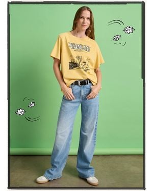 Sanctuary Sanctuary X Peanuts 75th Anniversary Marching Tee - Green