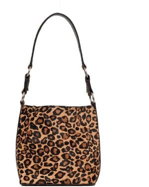 Sanctuary Accessories Perfect Bucket Bag Leopard - Brown