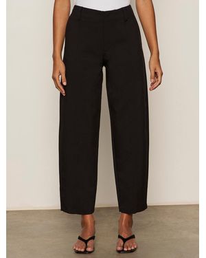 Sanctuary Polished Barrel Pant Black