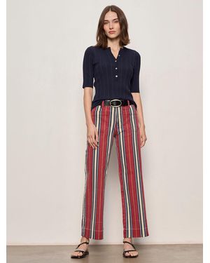 Sanctuary Mariner Jean Verry Berry Stripe Petite Sizing - Multicolor
