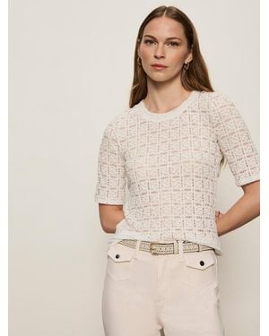 Sanctuary Pucker Half Tee Chalk - Natural