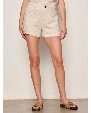 Sanctuary Linen Marine Short Summer Sand - Natural