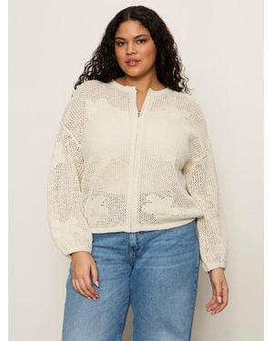 Sanctuary Daily Escape Flower Pop Bomber Collagen Extended Sizing - Natural