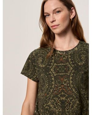 Sanctuary The Perfect Tee Midnight Moss Petite Sizing - Green
