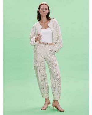 Sanctuary Soft Volume Lace Pant Collagen - Natural