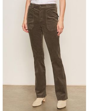 Sanctuary Corduroy Hayden Bootcut Pant Kalamata - Green