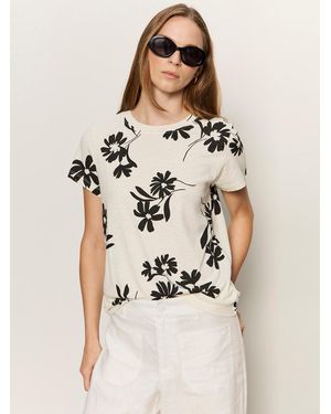 Sanctuary The Perfect Tee Chalk Bloom - Natural