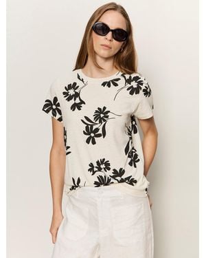Sanctuary The Perfect Tee Chalk Bloom - Natural
