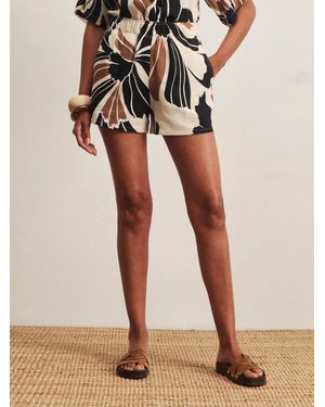 Sanctuary Good Time Linen Short Lotus - Multicolor