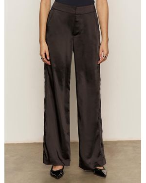 Sanctuary Modern Satin Trouser Black