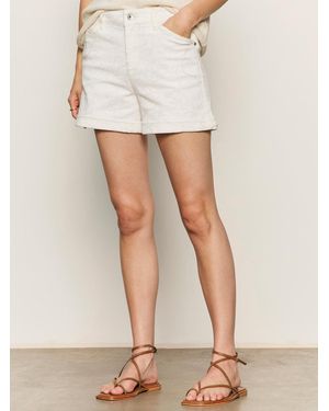Sanctuary Impact Denim Short Chalk - White