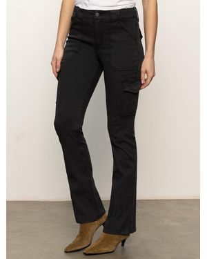 Sanctuary Sculpted Hayden Bootcut Standard Rise Pant Black - Blue
